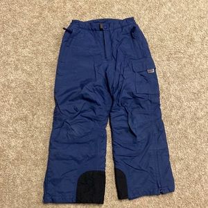 Snowboard Ski Pants Lands End Boys Youth Blue size 7